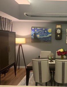 Kanvas Tuval Tablo Yıldızlı Gece Kod: Yg200-K