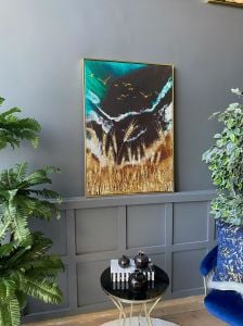 Kanvas Tuval Tablo Golden Detail Wheats Kod: CS3112