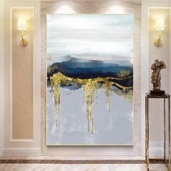 Kanvas Tuval Tablo Gold View Kod: A2303-K
