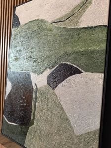 Yağlı Boya Dokulu Kabartmalı Modern Soyut Tablo 70x100cm