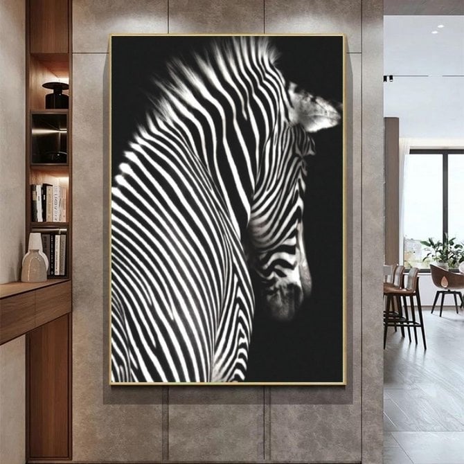 Kanvas Tuval Tablo Zebra Kod: YR0013