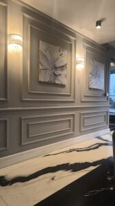 İkili Kanvas Tuval Tablo Abstract Flower Kod: TLH57-K