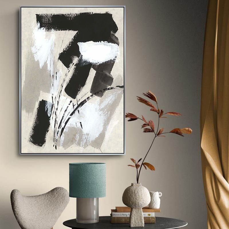 70x100cm Yağlı Boya Dokulu Kabartmalı Soyut Tablo