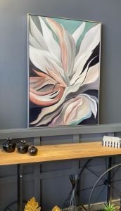 Kanvas Tuval Tablo Soyut Çiçek Kod: LK558-K