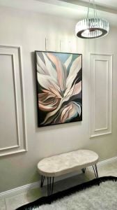 Kanvas Tuval Tablo Soyut Çiçek Kod: LK558-K