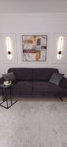 Kanvas Tuval Tablo Kırmızı Turuncu Soyut Kod: MB1002-K