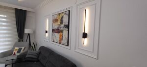 Kanvas Tuval Tablo Kırmızı Turuncu Soyut Kod: MB1002-K