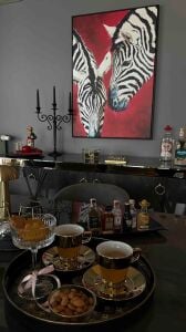 Kanvas Tuval Tablo Two Zebras Kod: LK468-K