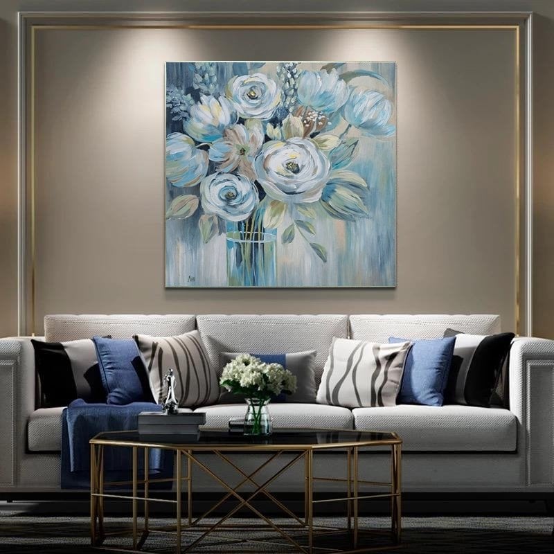 Kanvas Tuval Tablo Blue Classy  Kod: CB5524-K