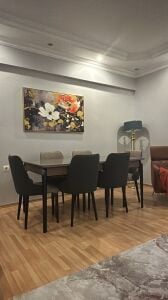 Kanvas Tuval Tablo Gold Krem Çiçekler Kod: EYL75