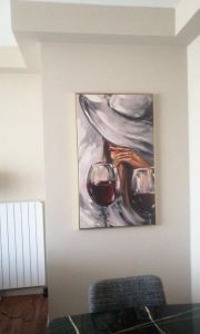 Kanvas Tuval Tablo Woman and Wine Kod: RR2012-K