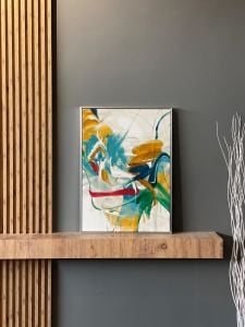 Kanvas Tuval Tablo Canlı Soyut Kod: LK484-K