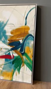 Kanvas Tuval Tablo Canlı Soyut Kod: LK484-K