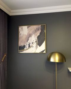 Kanvas Tuval Tablo Bej Soyut Kod: LK559-1-K