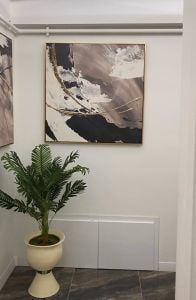 Kanvas Tuval Tablo Bej Soyut Kod: LK559-1-K