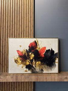 Kanvas Tuval Tablo Gold Detay Ink Kod: TLH22-K