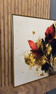 Kanvas Tuval Tablo Gold Detay Ink Kod: TLH22-K