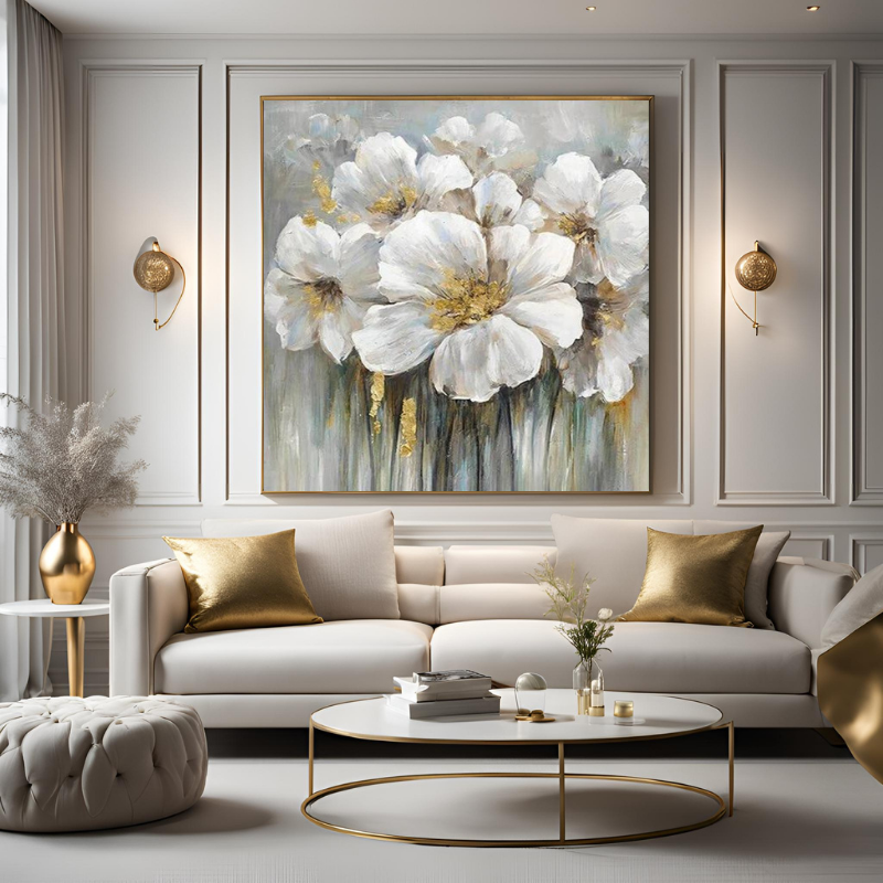 Kanvas Tablo Floral Art K896