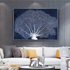 Kanvas Tablo Mavi Coral Kod: K5157