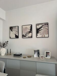 Üçlü Kanvas Tuval Tablo Seti Brush Touch Kod: AL8400-K