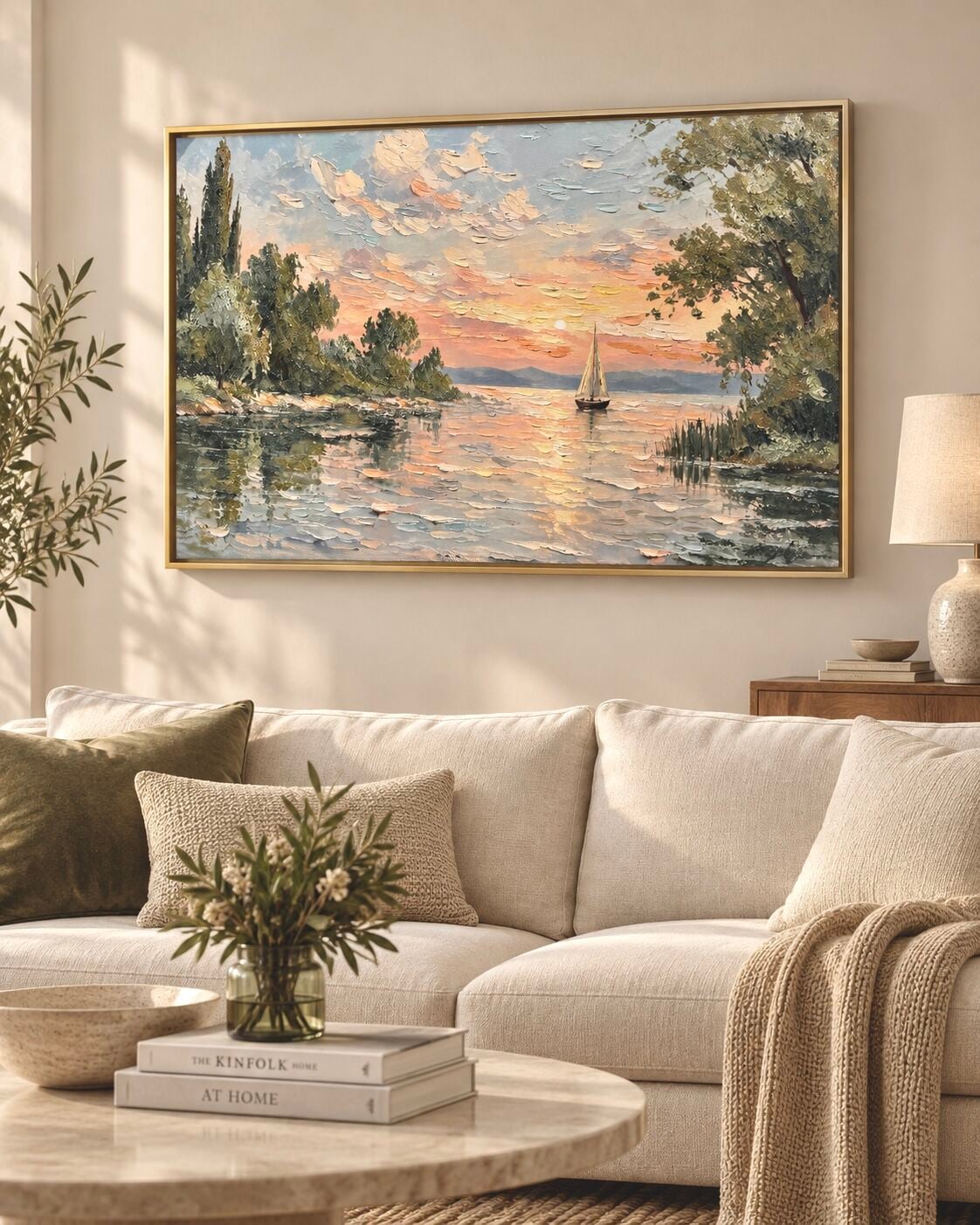 Yağlı Boya Dokulu Kabartmalı Tablo 70x120cm
