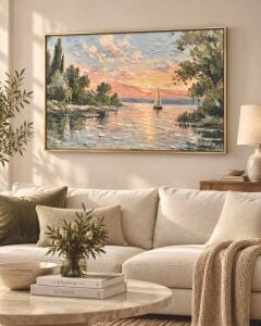 Yağlı Boya Dokulu Kabartmalı Tablo 70x120cm