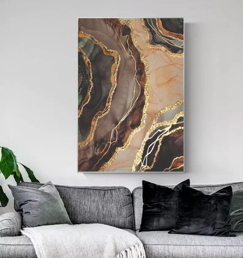 Kanvas Tuval Tablo Earth Tones Kod: SV0010