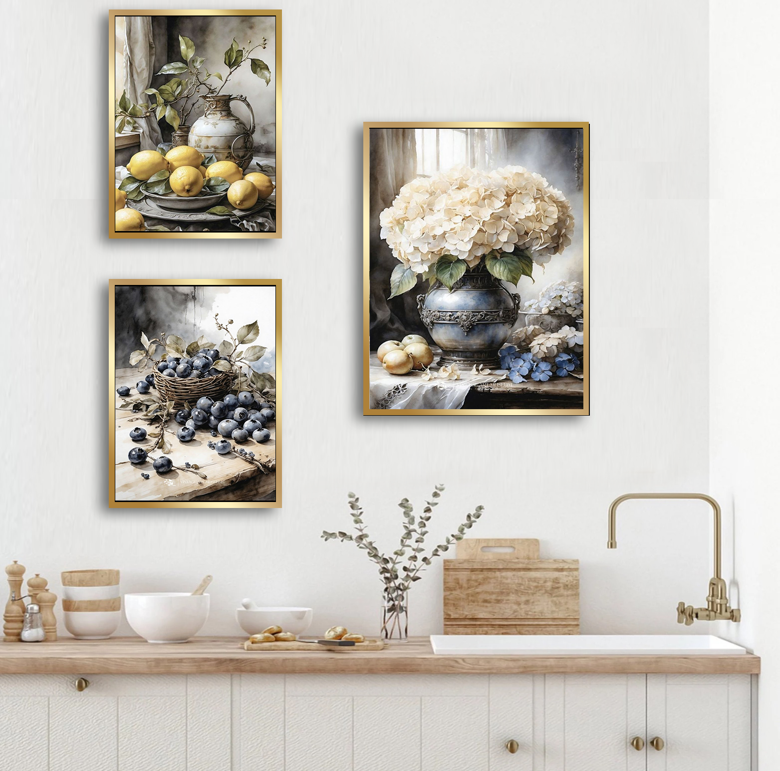 Mutfaklara Özel Tablo Seti Lemon KOD: MF05