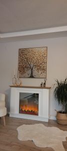 Kanvas Tuval Tablo Altın Yapraklı Ağaç Kod: EYL89