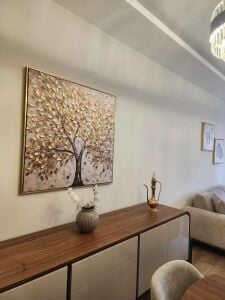 Kanvas Tuval Tablo Altın Yapraklı Ağaç Kod: EYL89