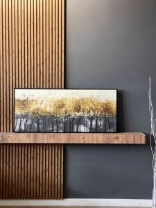 Panoramik Kanvas Tuval Tablo Güz Kod: H117-K