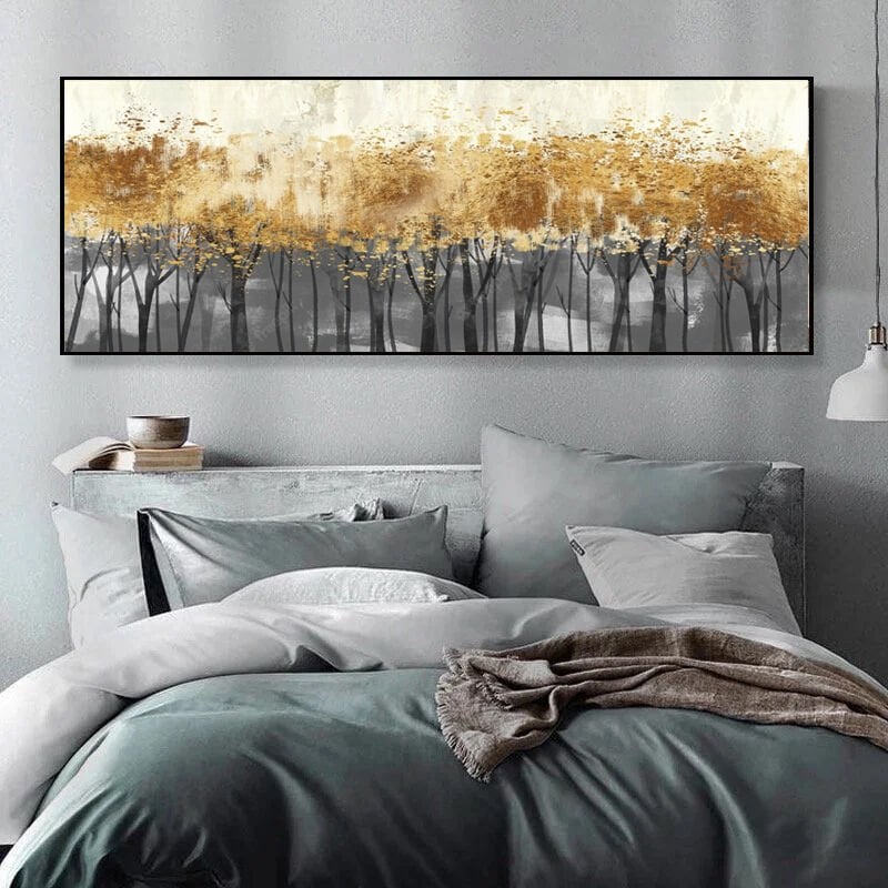 Panoramik Kanvas Tuval Tablo Güz Kod: H117-K