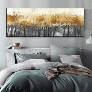 Panoramik Kanvas Tuval Tablo Güz Kod: H117-K