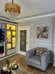 Kanvas Tuval Tablo Altınlı Soyut Kod: LK556-K