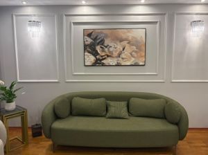 Kanvas Tuval Tablo Soyut Şakayık Kod: H42-K