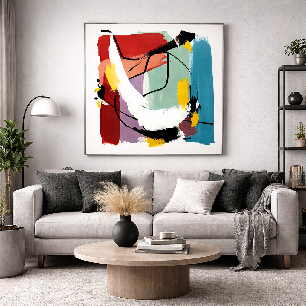 90x90cm Kanvas Tuval Tablo