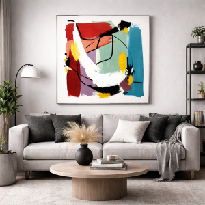 90x90cm Kanvas Tuval Tablo