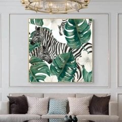 Kanvas Tuval Tablo Zebra&Deve Tabanı Kod: HK0021