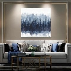 Kanvas Tuval Tablo Blue Woods Kod: KT0031