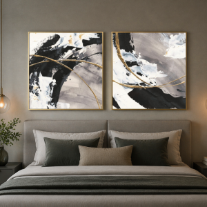 50x50cm İkili Kanvas Tuval Tablo