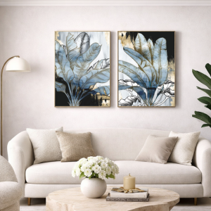 50x70cm İkili Kanvas Tuval Tablo