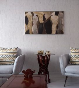 Kanvas Tuval Tablo Abstract Shape Kod: A2301-K