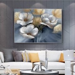 Kanvas Tablo Soft Çiçekler Kod: K5164