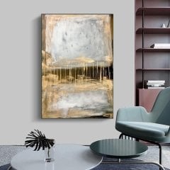Kanvas Tuval Tablo Gold Connect Kod: YR0012