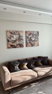 İkili Kanvas Tuval Tablo Old Flowers Kod: SN0421-K3