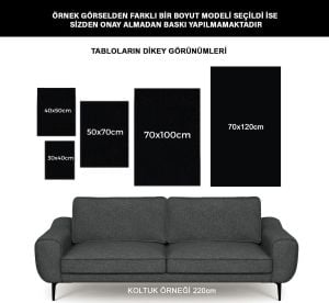 Kanvas Tuval Tablo Sahilde Yalnız Ev Kod: LK878