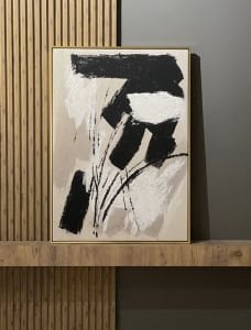 70x100cm Yağlı Boya Dokulu Kabartmalı Soyut Tablo