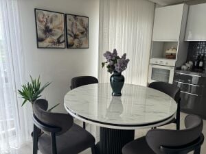 İkili Kanvas Tuval Tablo Soyut Çiçek Kod: LK556-KS5