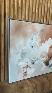 120x50cm Panoramik Kanvas Tuval Tablo Soft Güller Kod: TLH87-K