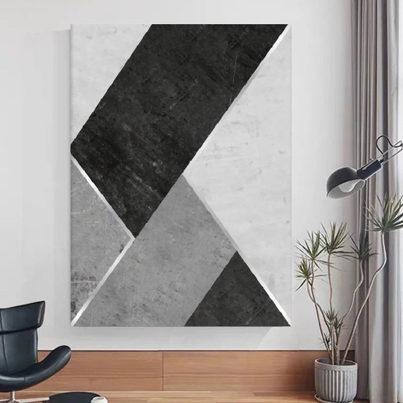 Kanvas Tuval Tablo Modern Siyah Kod: K283 90x90cm Kanvas Tablo - Altın Metal Çerçeve-